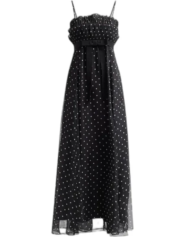 Pleated Maxi Dress