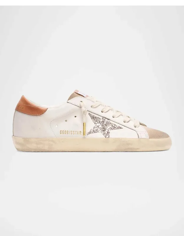 Super-star Leather Glitter Low-top Sneakers