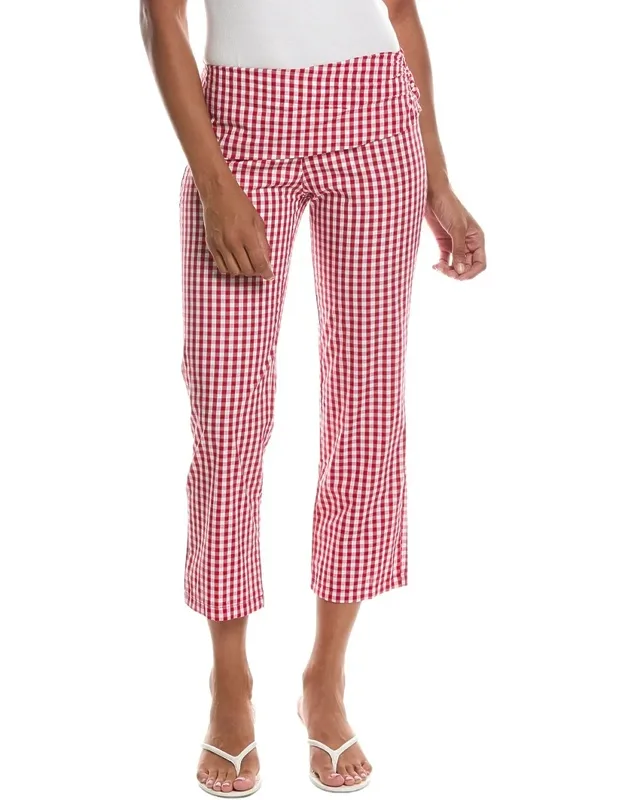 Check Crop Pants