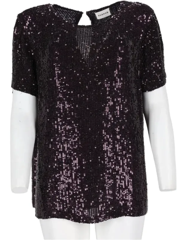 Shimmering Sequined Blouse