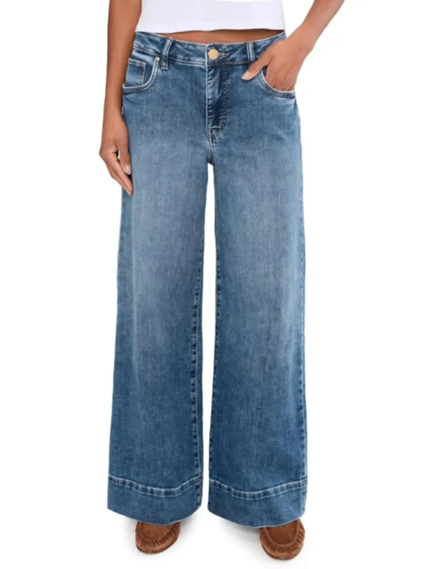 Maya High Rise Wide Jeans
