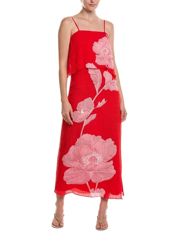 Four Tier Overlay Midi Dress