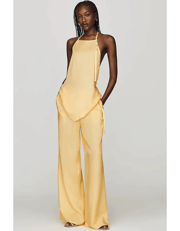 Silken Wide-leg Pants