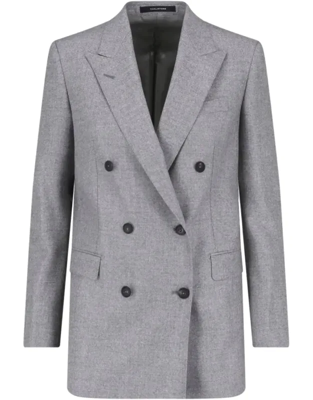 Jasmine Virgin Wool Double-breasted Blazer