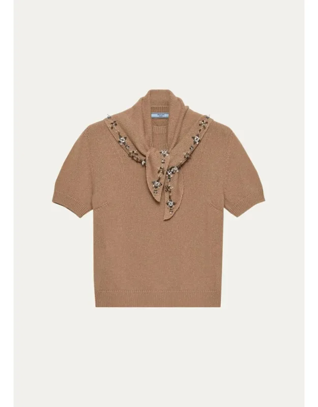 Embellished Cashmere Sweater