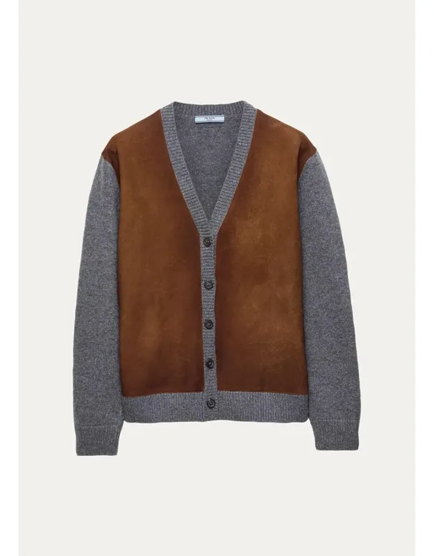 Knit V-neck Cardigan