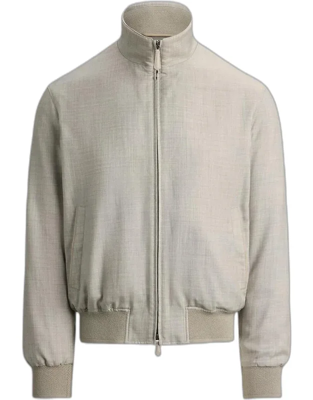 Felton Cashmere-silk Flight Jacket
