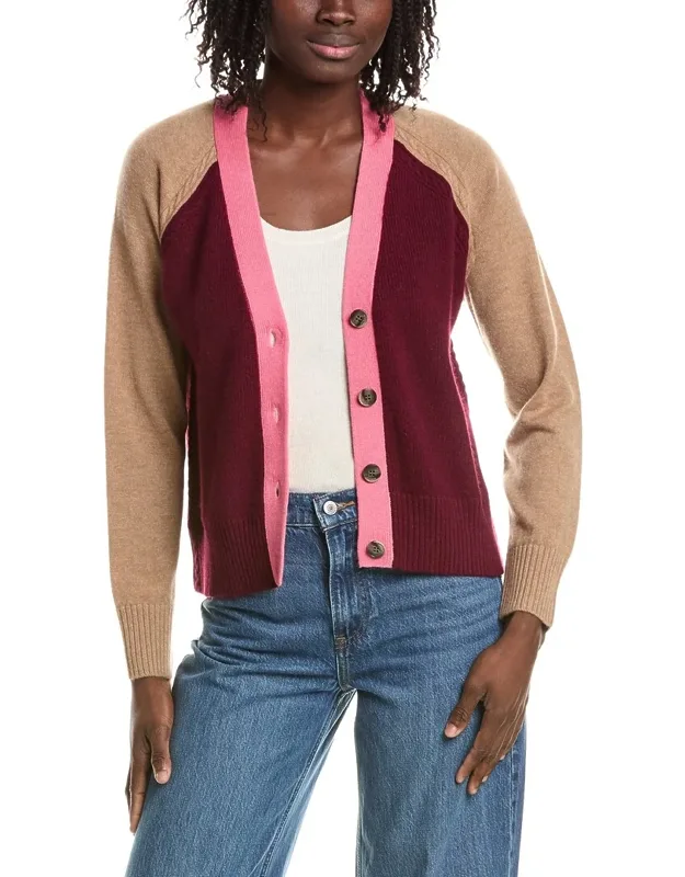 Brianna Colorblock Cashmere Sweater