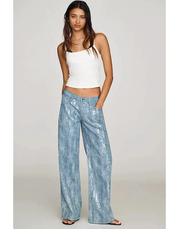 Adria Mid-rise Wide-leg Jeans