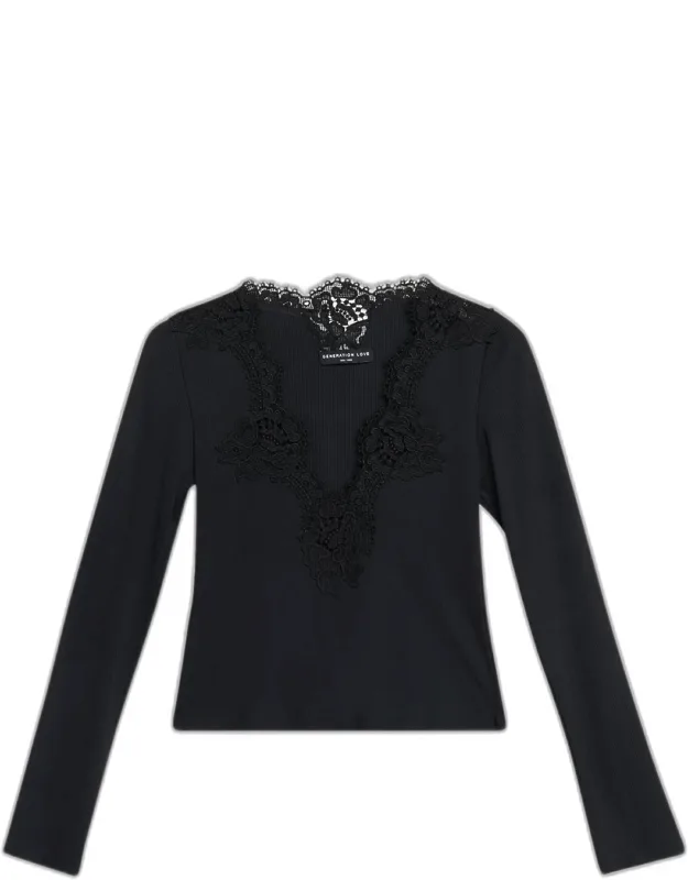 Lace Combo Top