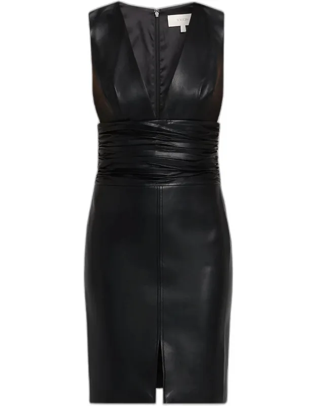 Ruched Bodycon Mini Dress