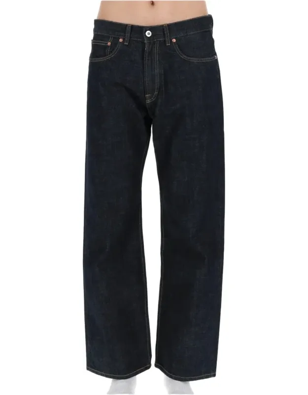 Straight Leg Denim Jeans