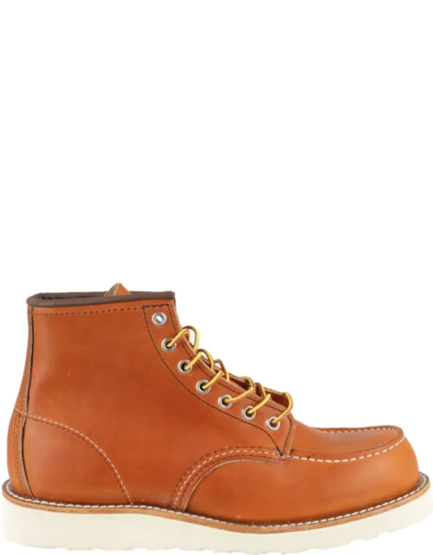 Classic Moc Stitch Leather Ankle Boots