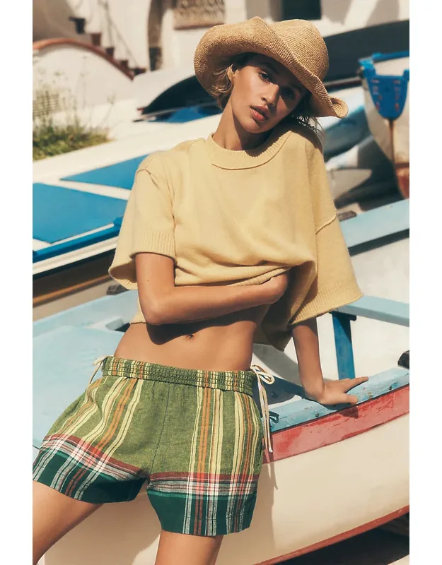 Smocked Pull-on Shorts