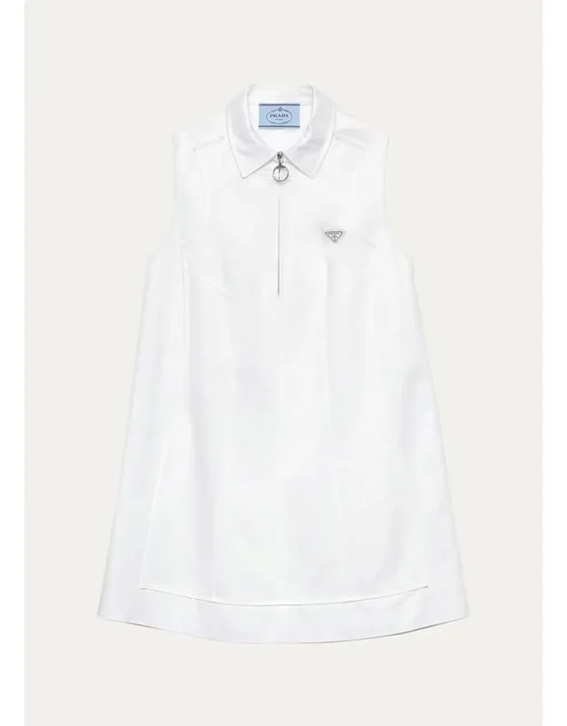 Cotton Sleeveless Mini Dress