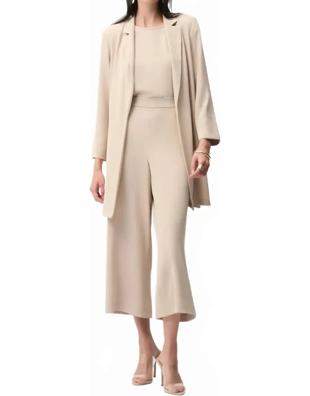 Open Front Longline Blazer
