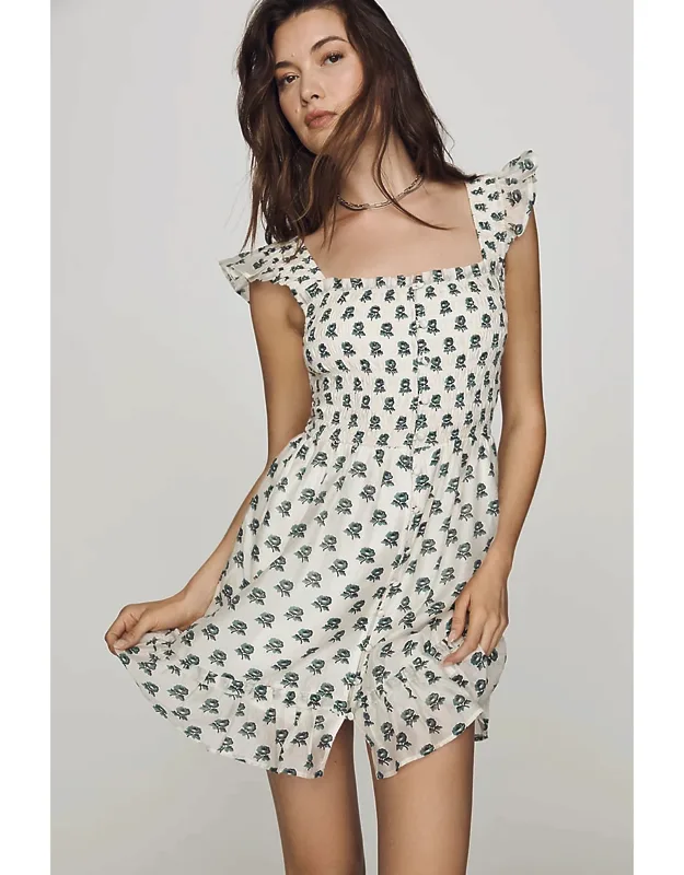 Peregrine Square-neck Mini Dress