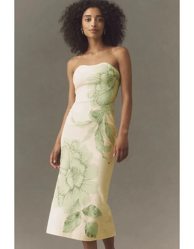 Fitted Midi Dress