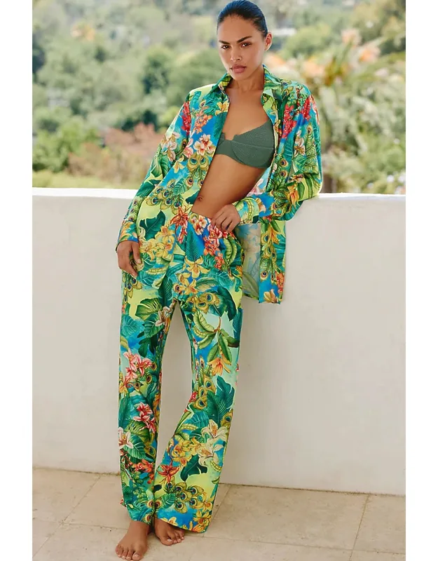 Elastic-waist Pants