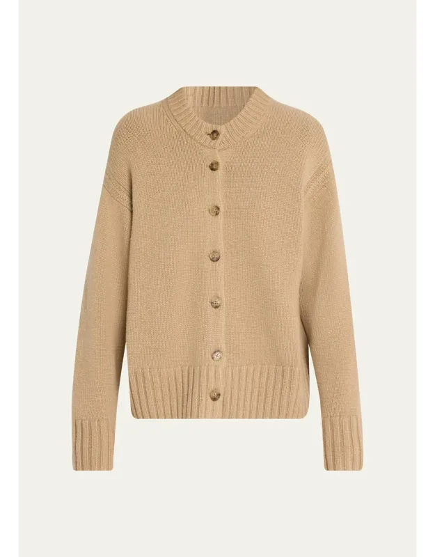 Cozy Cashmere Crewneck Cardigan