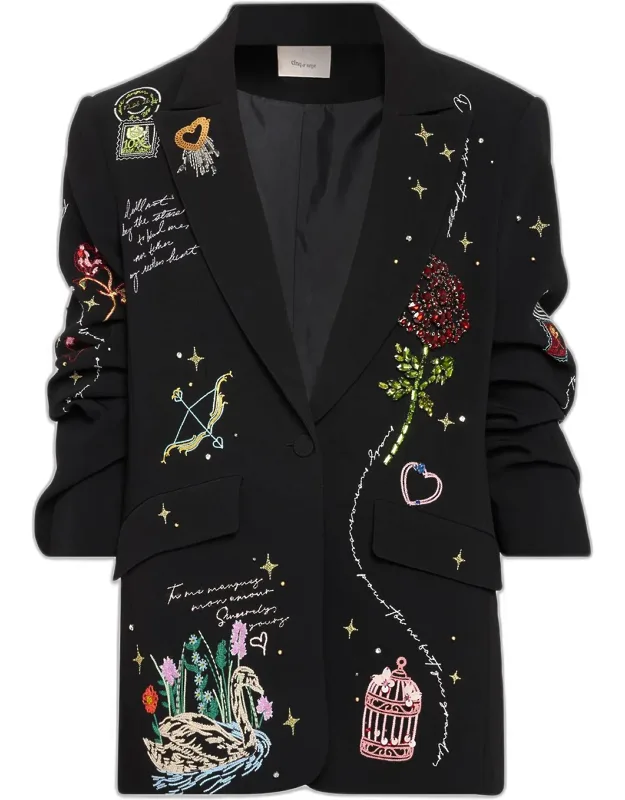 Starry Scribbles Blazer