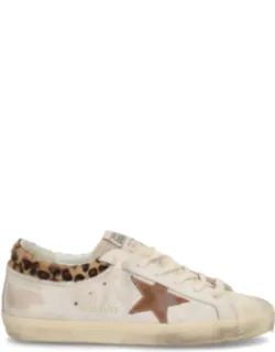 Super Star Distressed Cow Leather Sneakers
