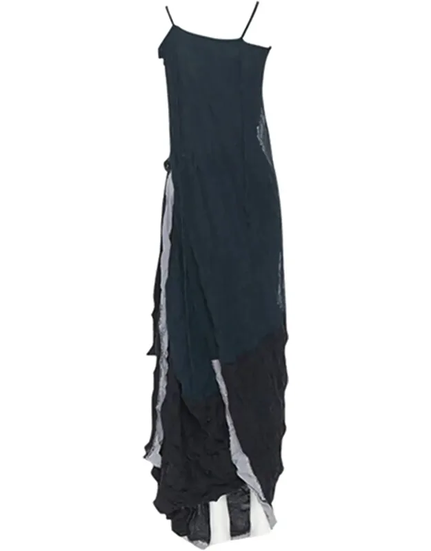 Shibori Dyed Deconstructed Dress