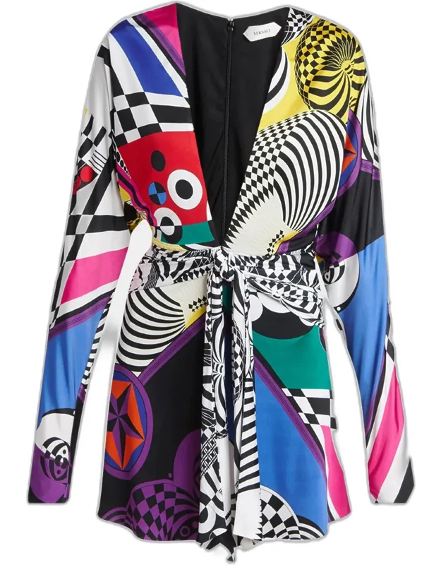 Wrap Mini Dress
