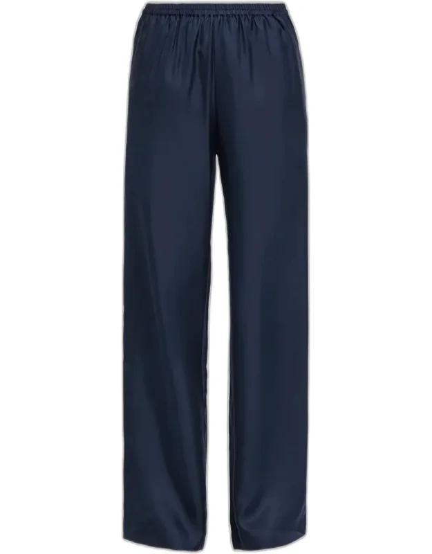 Alera Satin Wide-leg Pants