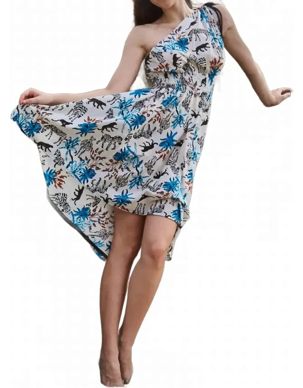 One Shoulder Goddess Dress