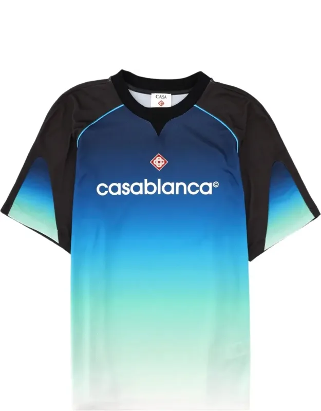 Gradient Design Logo Football T-shirt