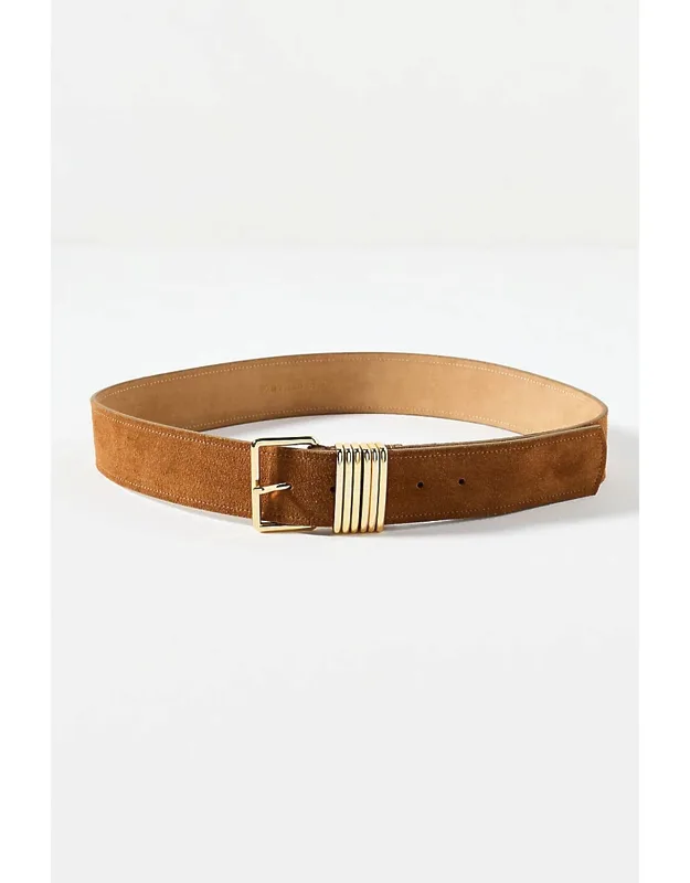 Square Buckle Multi Keeper Belt