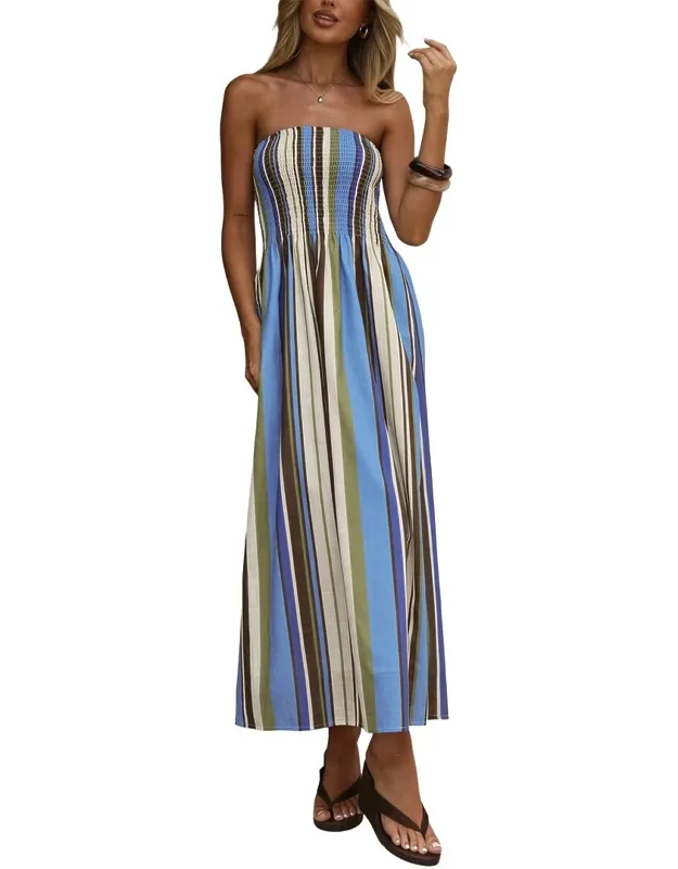 Off-the-shoulder Maxi Dress