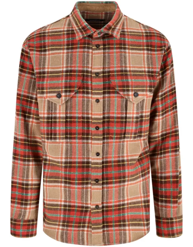 Cottage Military Classic Collar Flap Pocket Shirt