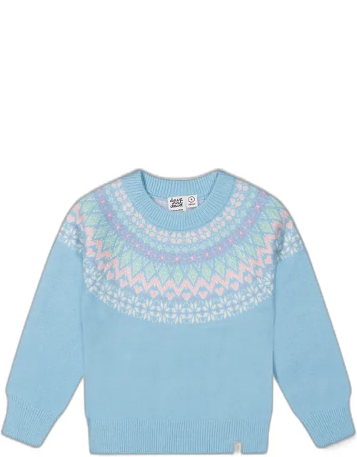 Knit Sweater With Nordic Jacquard