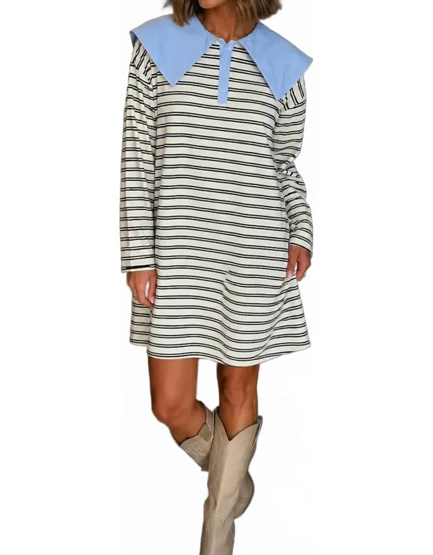 Collar Polo Dress