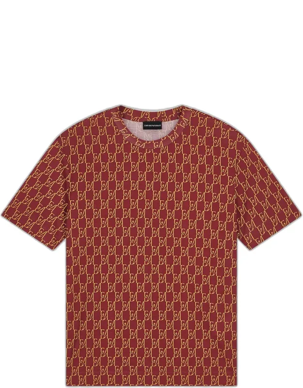 All-over Logo Crewneck T-shirt