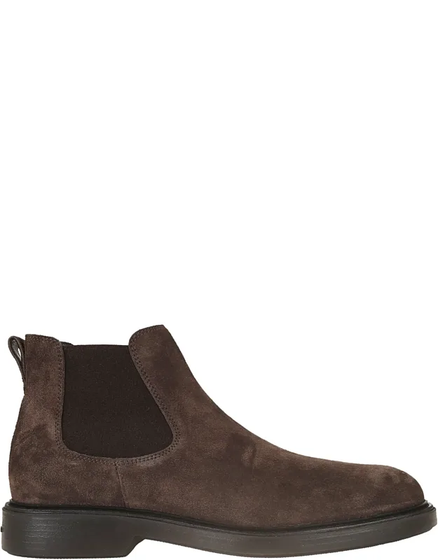 Suede Memory Foam Chelsea Boots