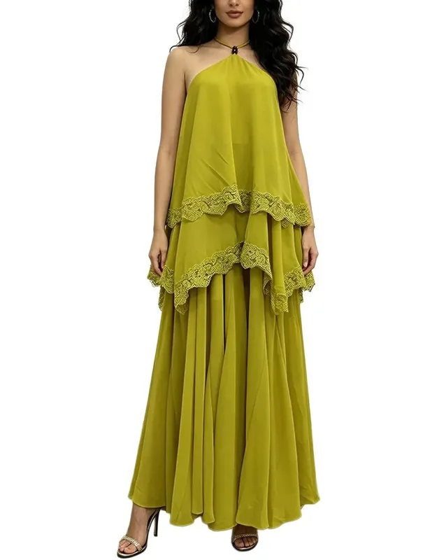 Maxi Dress - 54.7in Length, 100% Polyester