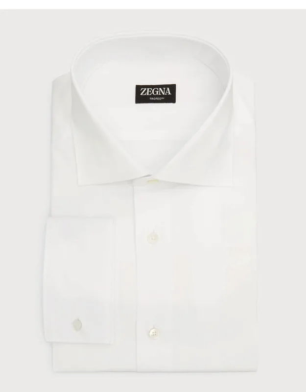 Trofeo Cotton Dress Shirt With French Cuffs