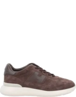 Sleek Suede Leather Sneakers