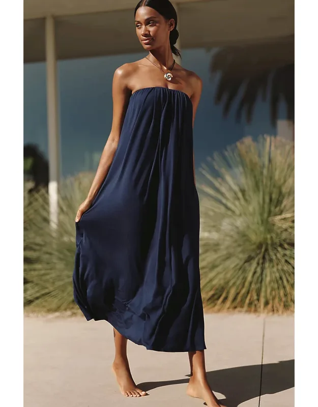 Strapless Midi Dress