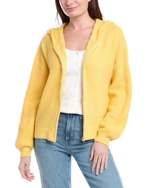 Lalamia Zip Knit Wool & Alpaca-blend Hoodie Jacket