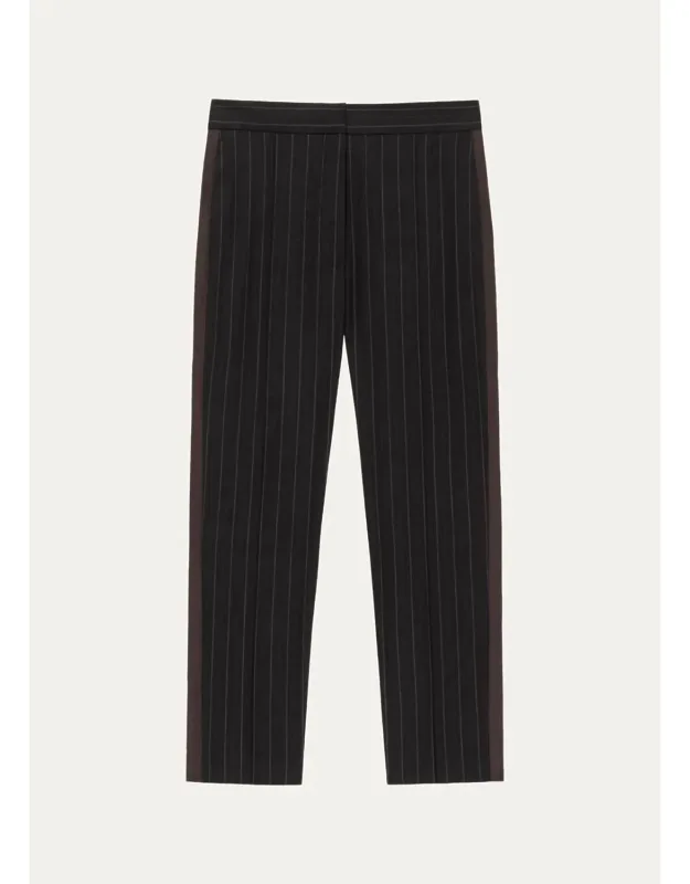 The Windsor Pinstripe Cropped Trousers
