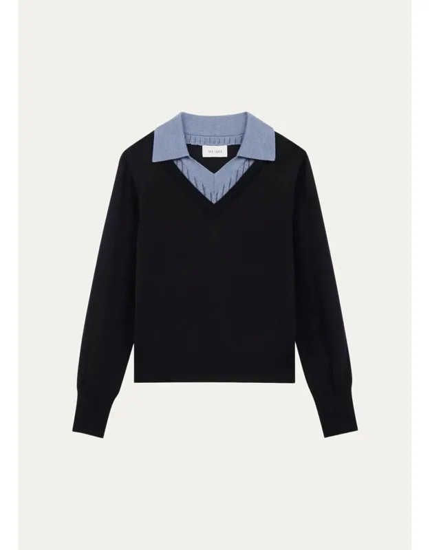 Layered Knit Sweater