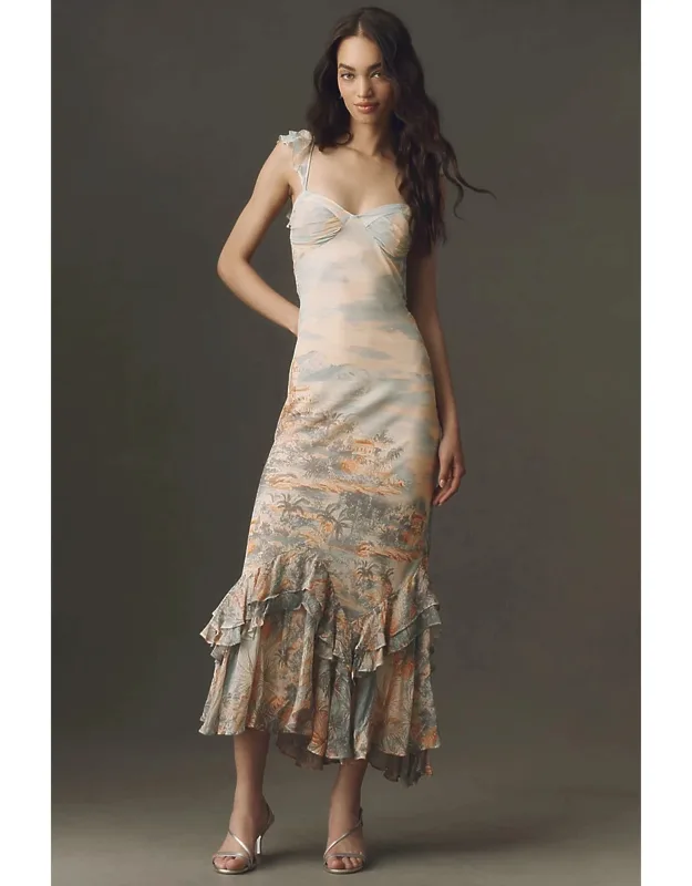 Ruffle Maxi Dress