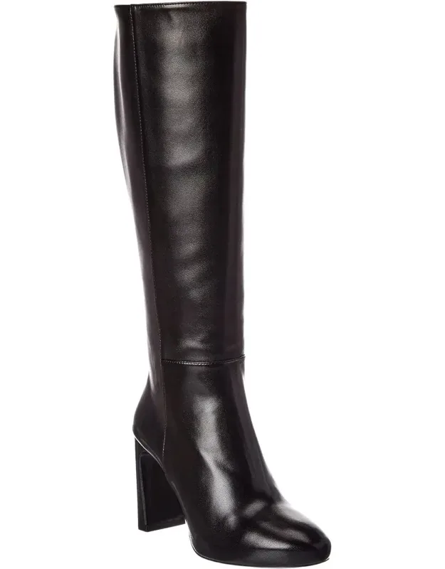 Babette Platform Zip Leather Boot