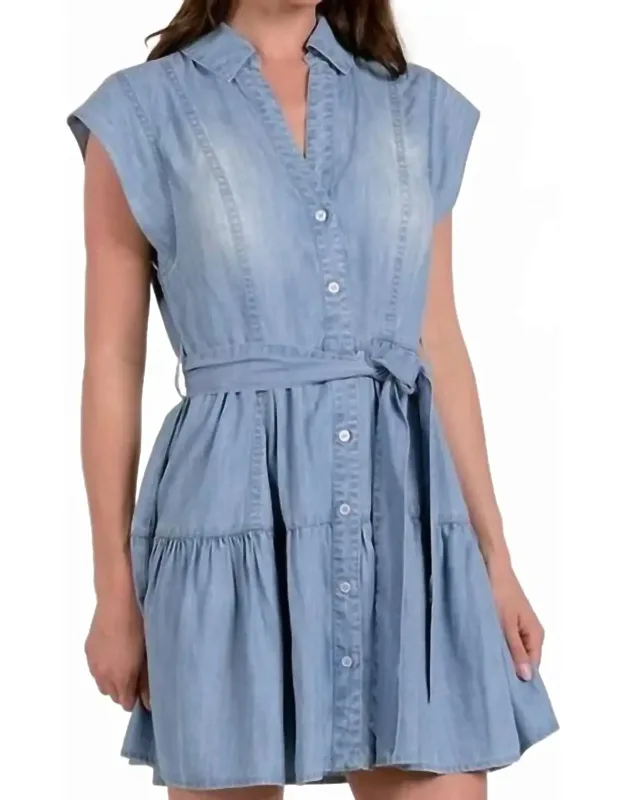 Mini Denim Dress