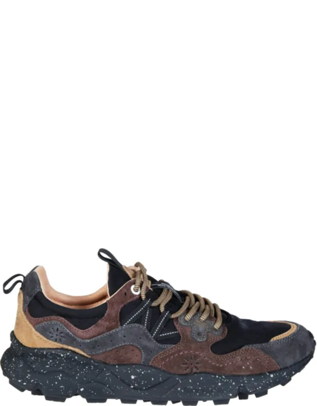 Yamano 3 Suede-blend Layered Chunky Sole Sneakers