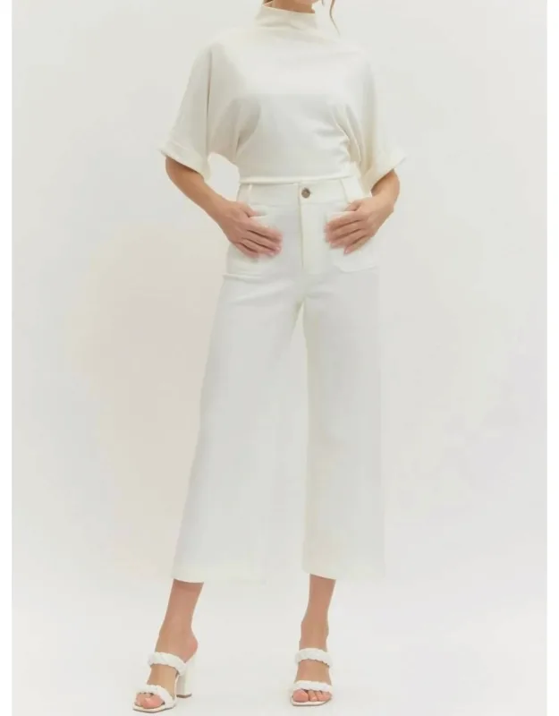 Solid Knit Pants